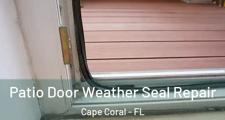  Patio Door Weather Seal Repair Cape Coral - FL