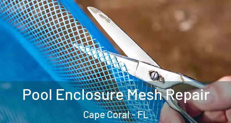  Pool Enclosure Mesh Repair Cape Coral - FL
