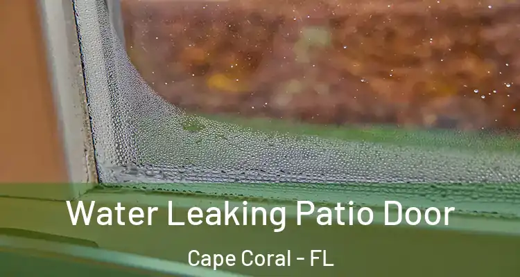  Water Leaking Patio Door Cape Coral - FL